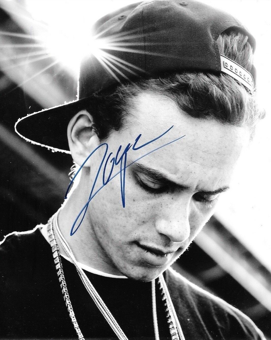 * LOGIC * signed 8x10 Photo Poster painting * UNDER PRESSURE * BOBBY TARANTINO * COA * 1