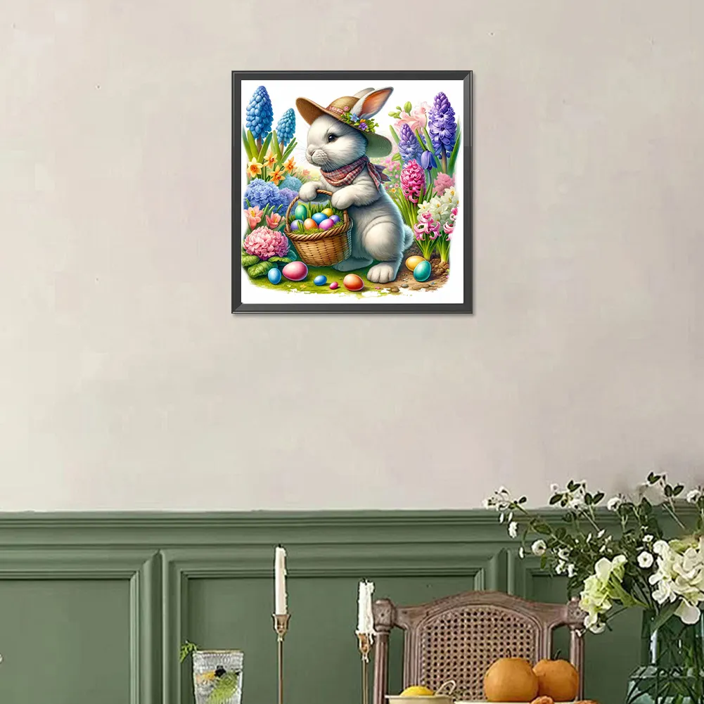 Diamond Painting - Full Square Drill - Easter Rabbit(Canvas|35*35cm)