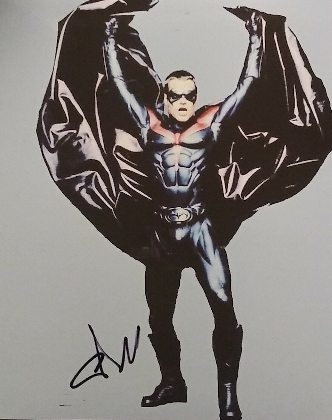 Chris O'Donnell - Batman - signed 8 x 10