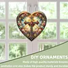 Cross 2D Flat DIY Diamond Painting Pendant Single-Sided Rhinestone