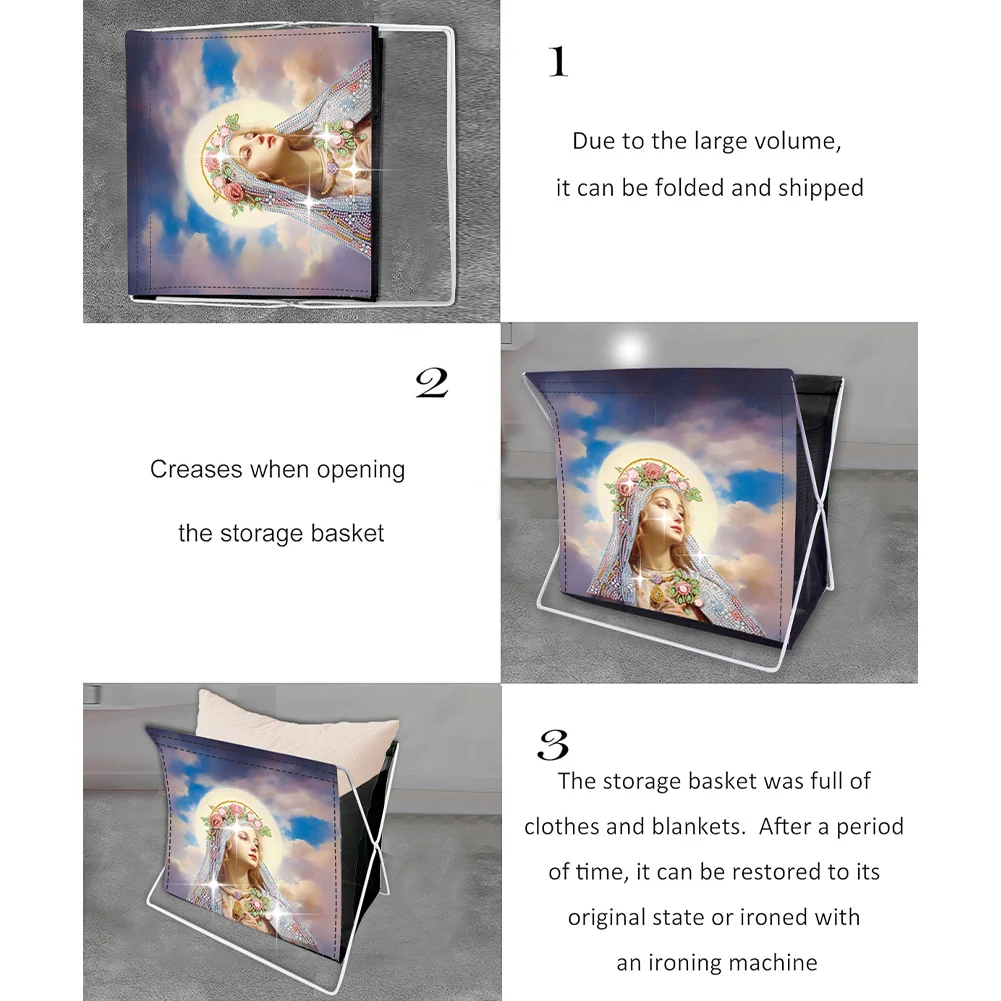 DIY Saint Special Shape Diamond Painting Storage Rack for Adults Kids