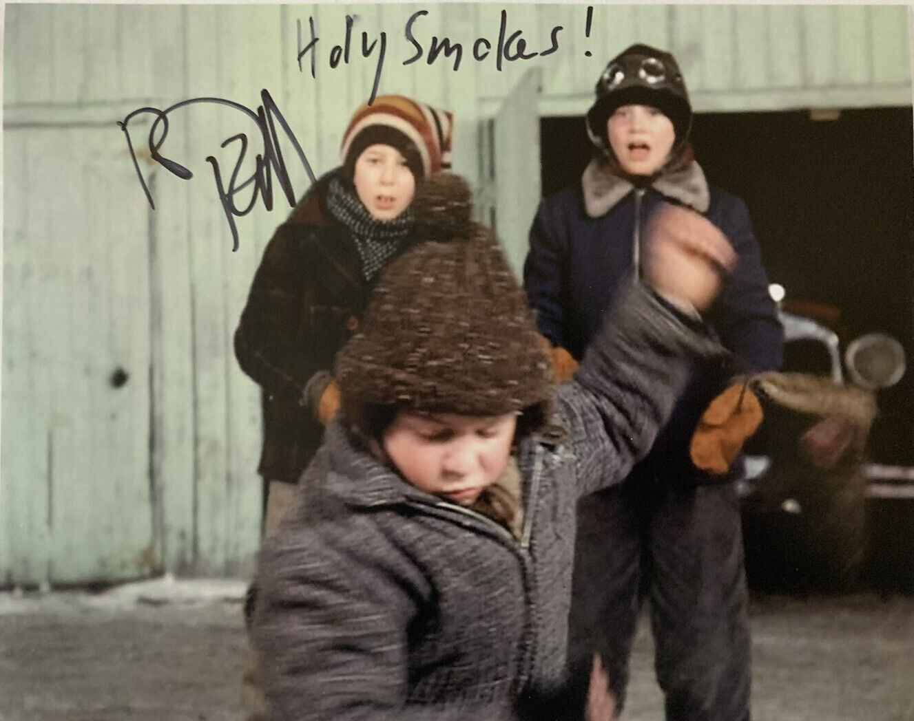 RD ROBB HAND SIGNED 8x10 Photo Poster painting A CHRISTMAS STORY MOVIE AUTHENTIC AUTOGRAPH COA
