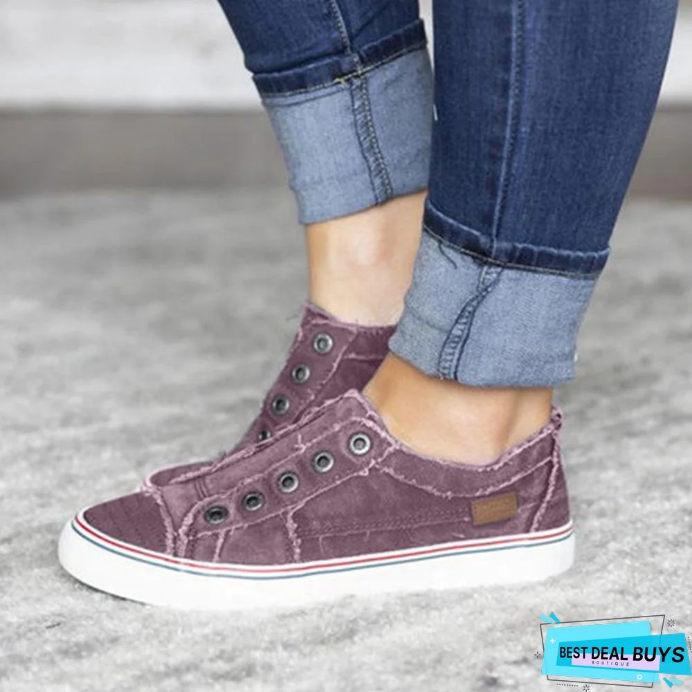 Women  Pre-istressed Hottest Sneaker