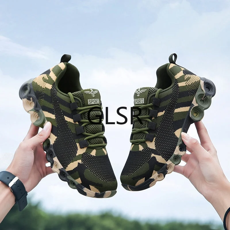 2020 new Camouflage Fashion Sneakers Women Breathable Casual Shoes Men Army Green Trainers Plus Size 34-44 Lover Shoes