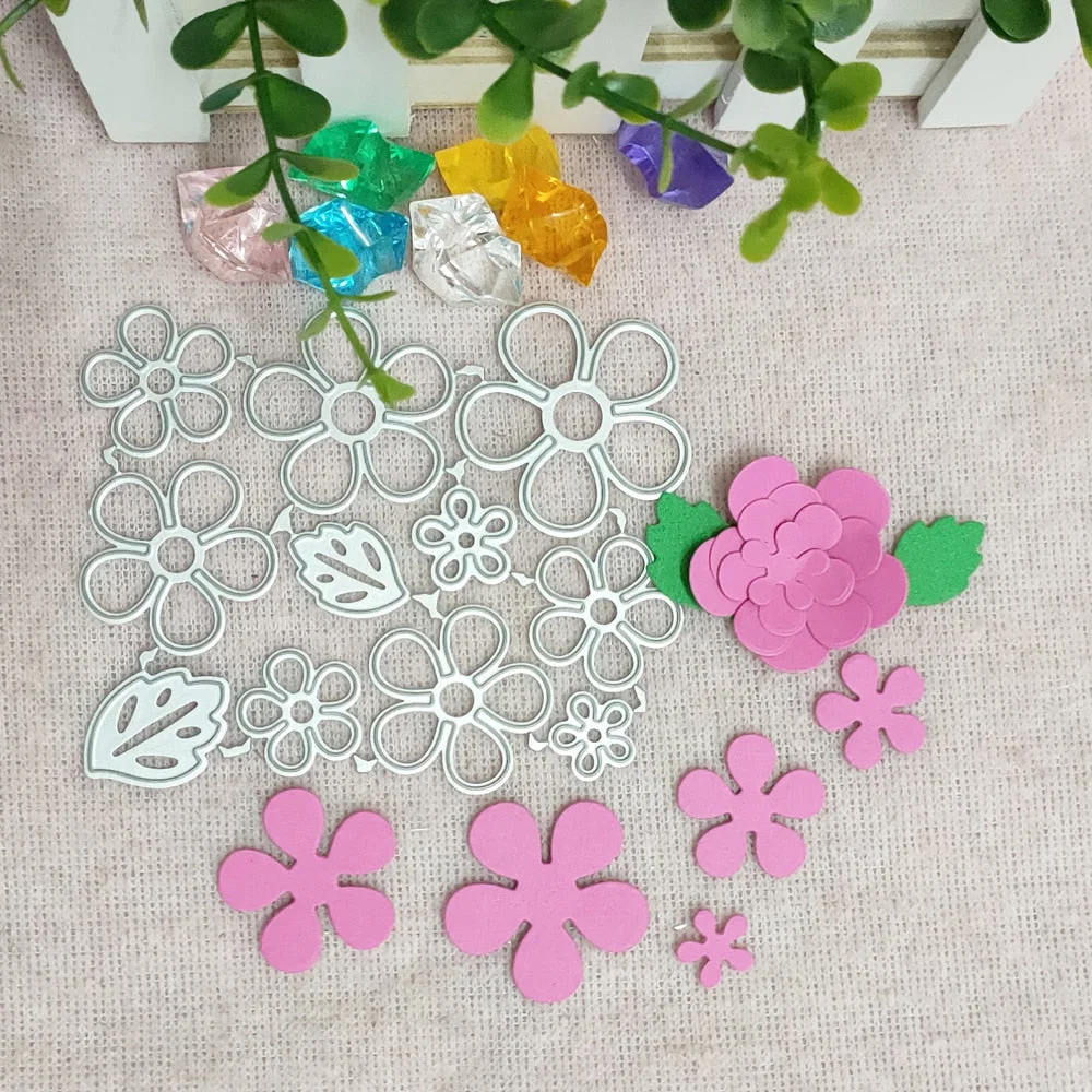 New Flowers craft die metal cutting die scrapbook stamp carving paper card stamping DIY die