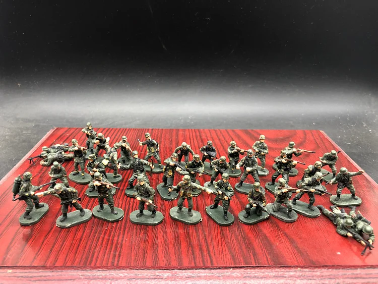 pornhint Pornhint Painted 1/72 Caesar German Soldier German Army Nostalgic Toy Soldier Model