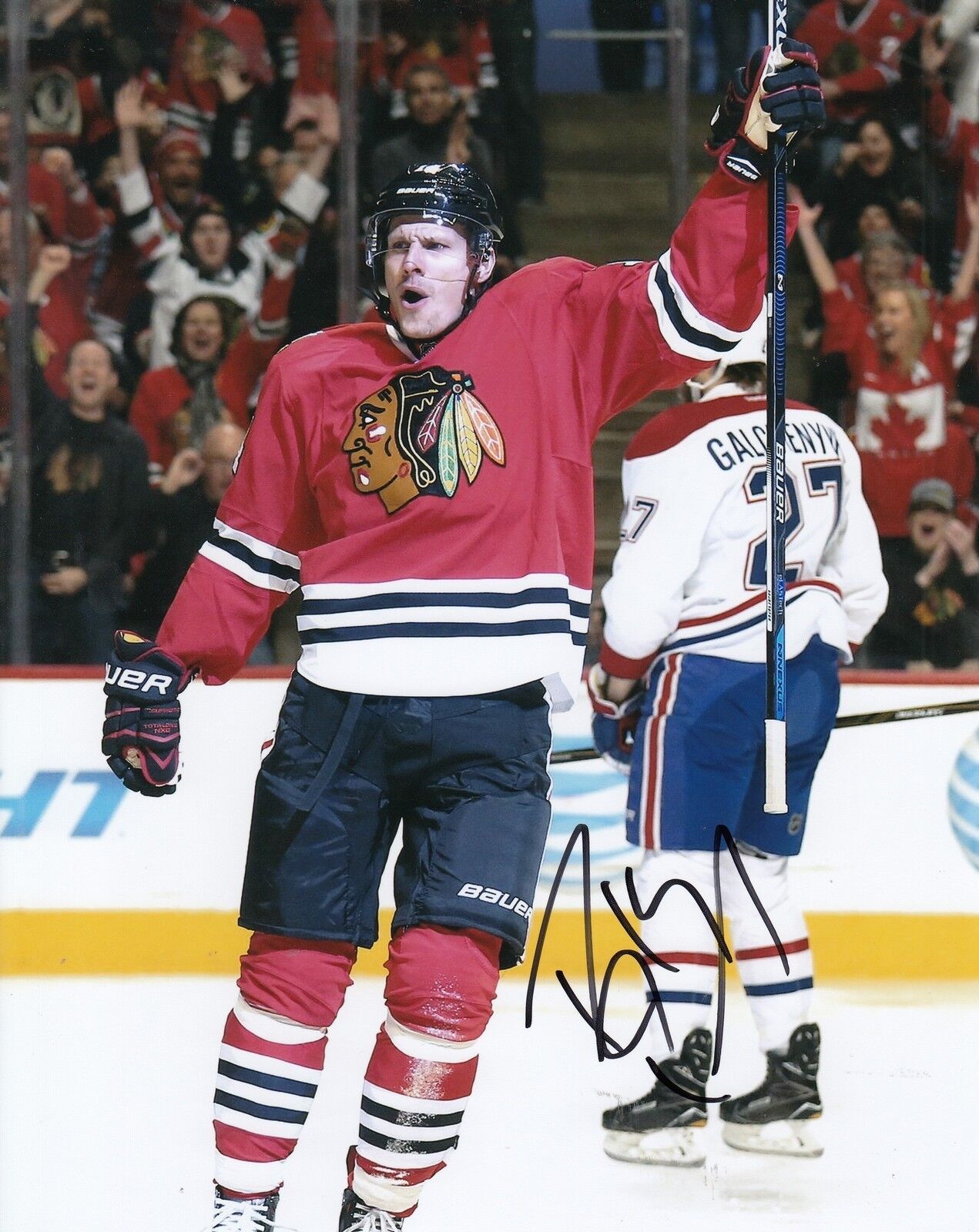 RICHARD PANIK signed (CHICAGO BLACKHAWKS) 8X10 AUTOGRAPHED Photo Poster painting W/COA #4