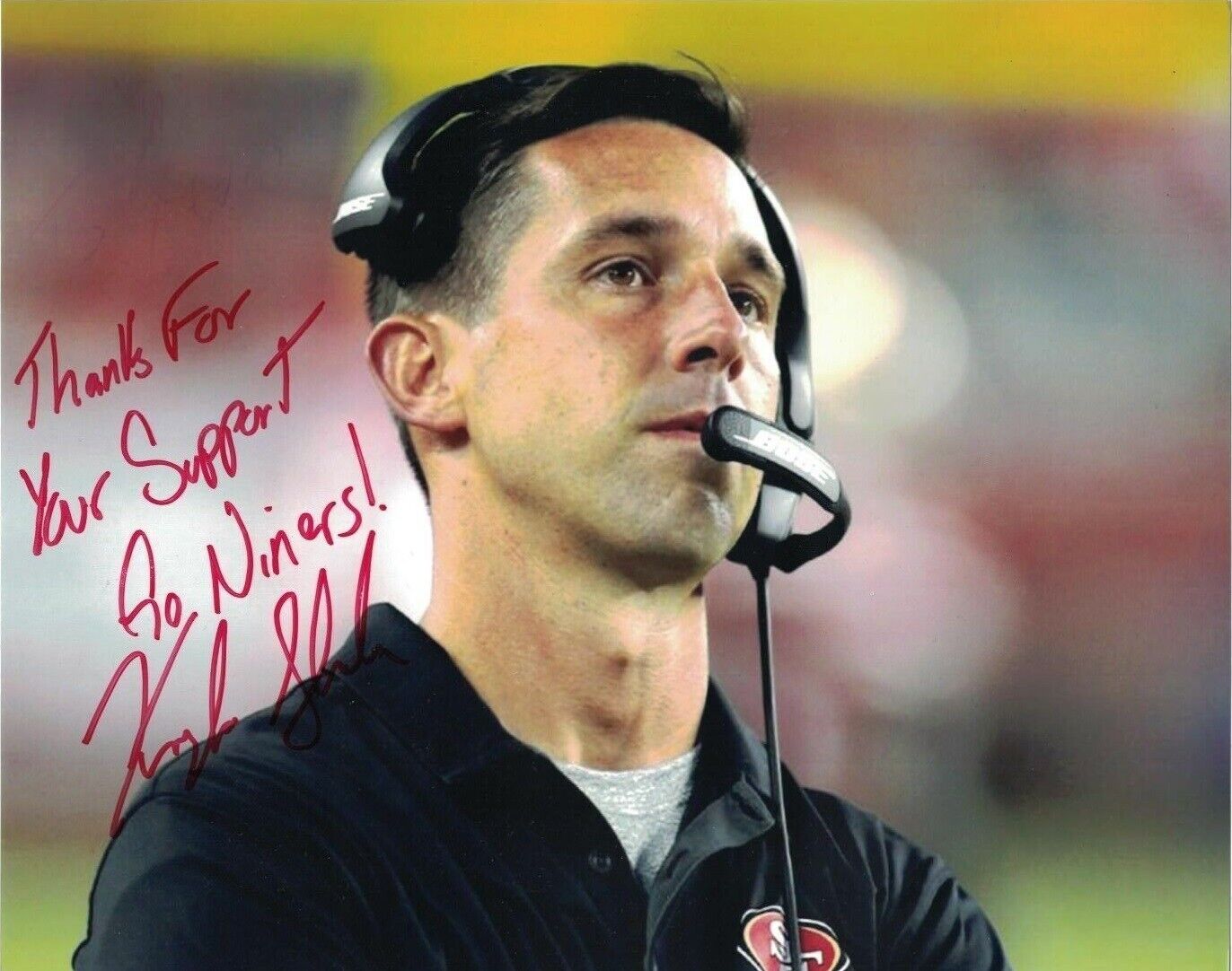 Kyle Shanahan Autographed Signed 8x10 Photo Poster painting ( 49ers ) REPRINT