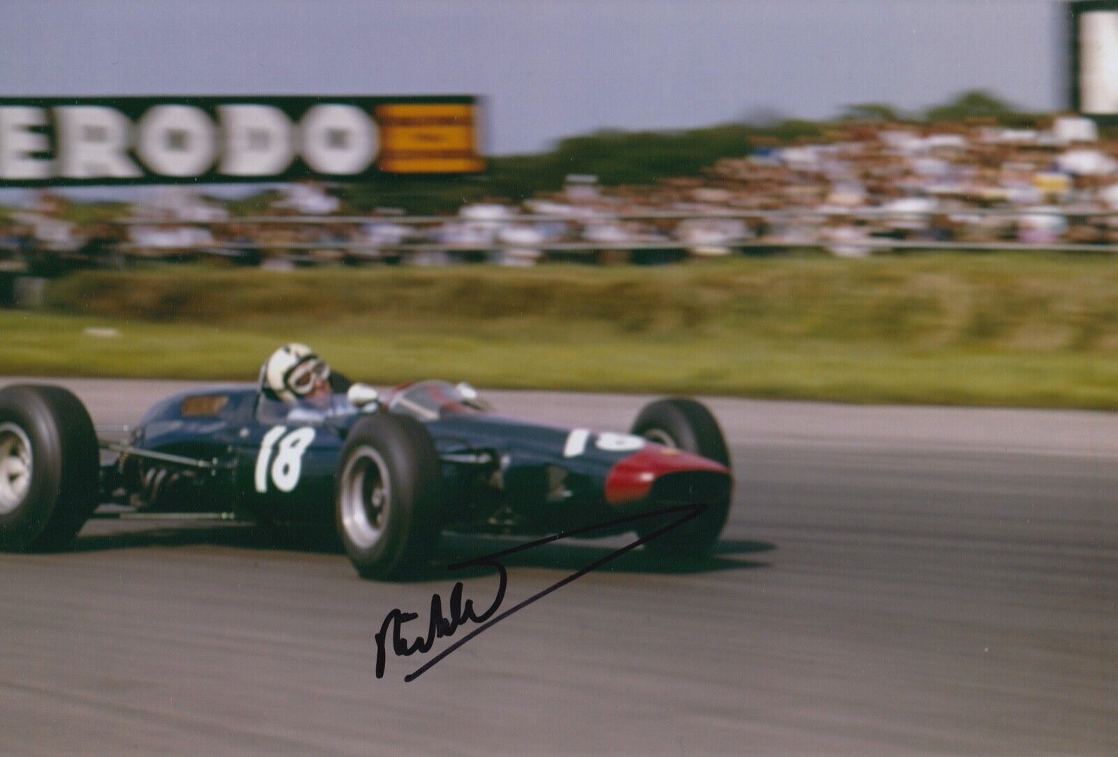 Richard Attwood Hand Signed 12x8 Photo Poster painting Formula 1 Autograph F1 8