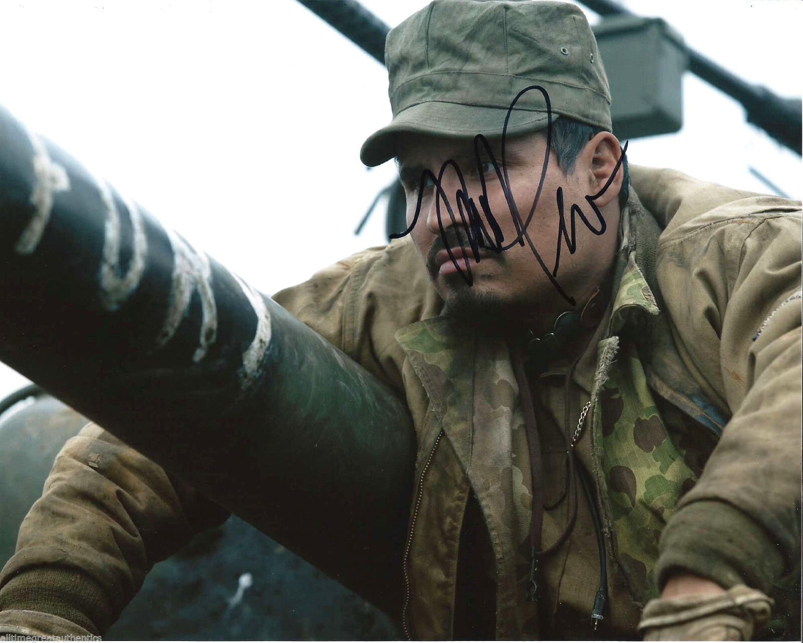 ACTOR MICHAEL PENA SIGNED 'FURY' 8X10 Photo Poster painting W/COA A SHOOTER EASTBOUND & DOWN