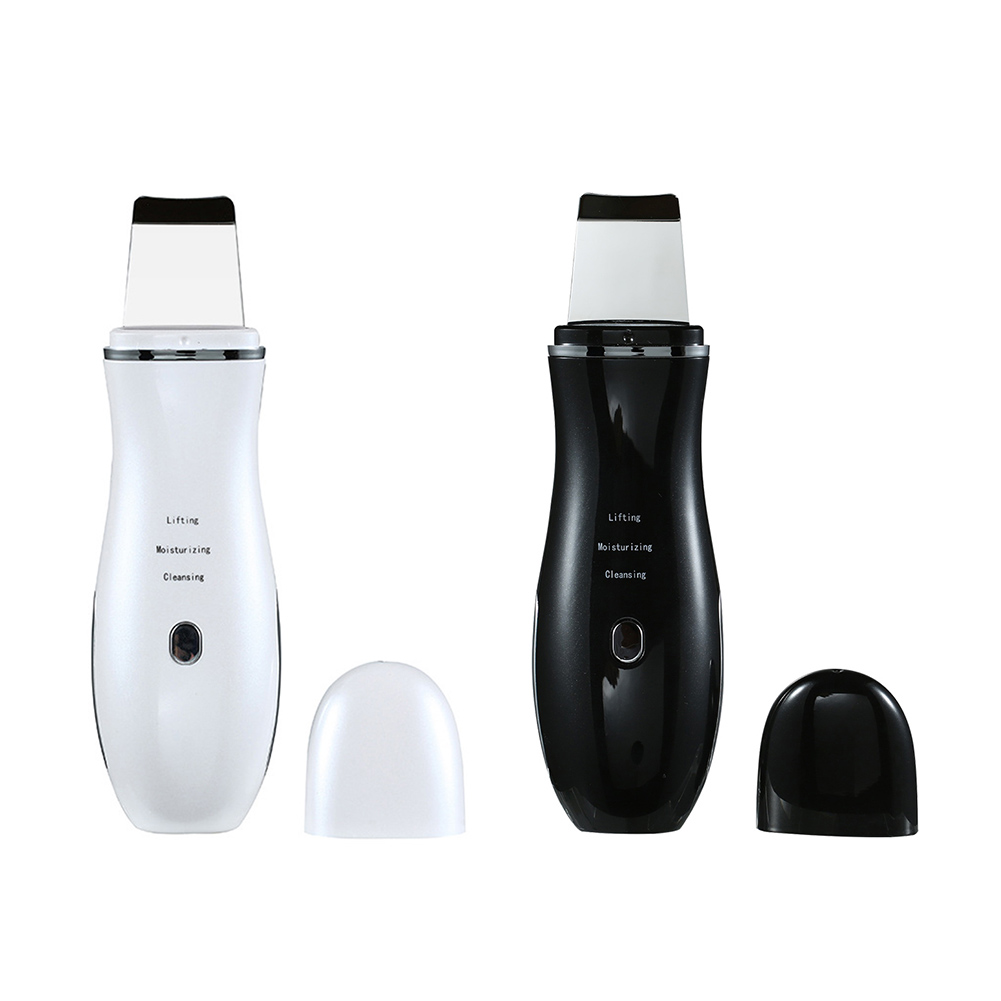

Ultrasonic Facial Skin Scrubber Acne Blackhead Remover Face Shovel Tools, White, 501 Original