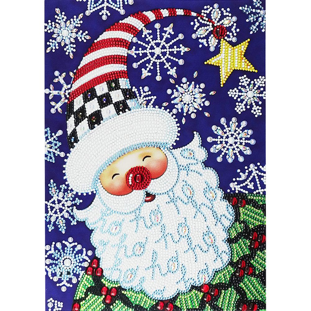 

Snowflake Santa-Special Shaped Diamond Painting-30*40CM, 501 Original