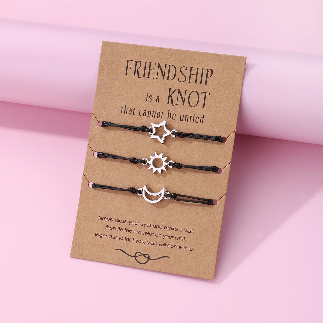 Friendship is a Knot Bracelet
