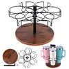 [US Local Warehouse] 6 Slots Cup Storage Holder Rotating Bottle Organizer for Stanley/Owala 40oz Cup