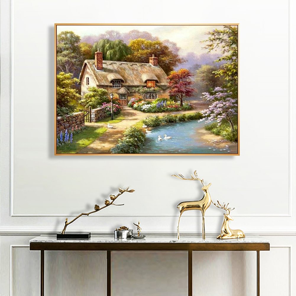 Country House-11CT Stamped Cross Stitch 40*50cm