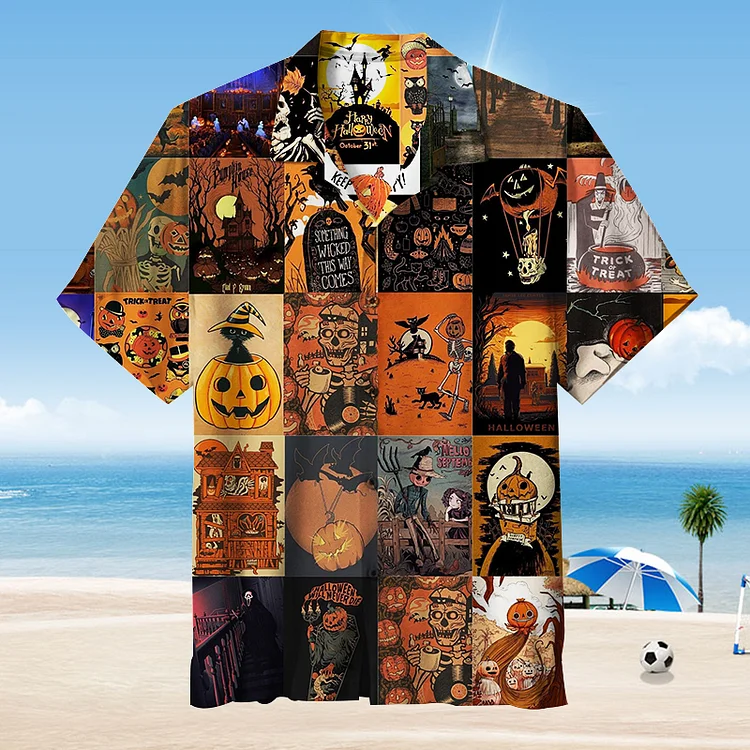 Carnival Halloween|Unisex Hawaiian Shirt