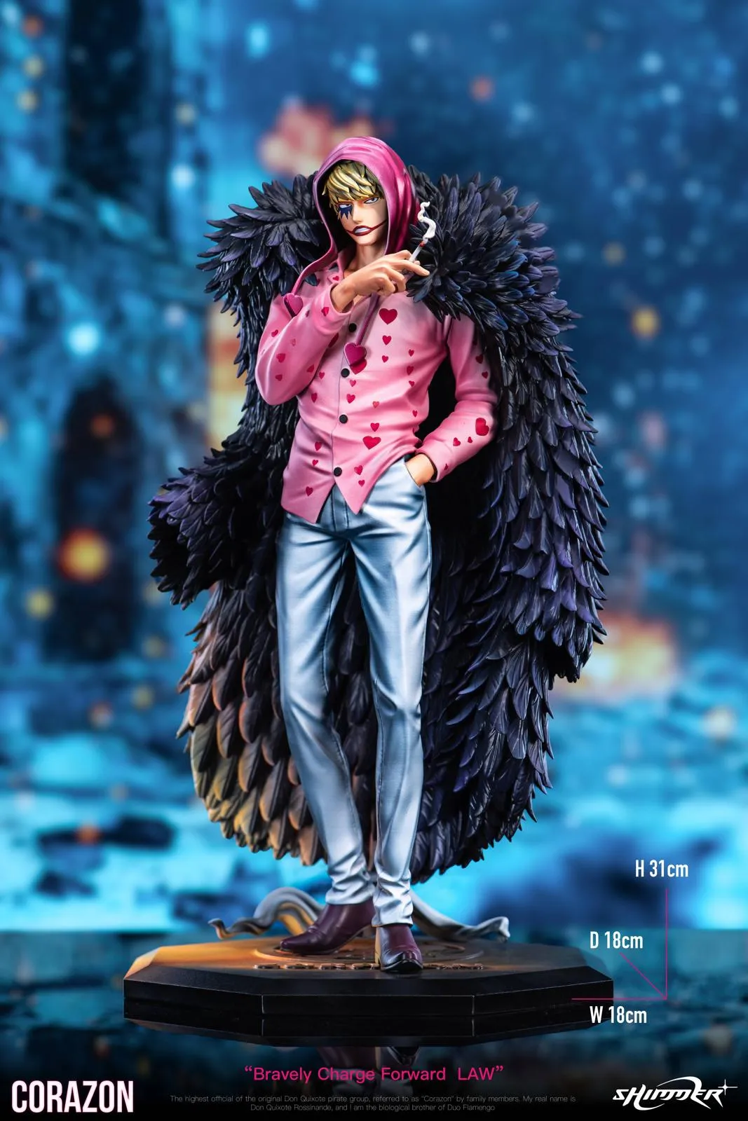 Corazon Donquixote Rosinante ONE PIECE Resin Statue Shimmer Studio