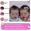 17" Twins Boy and Girl Debbie and Deborah Sleeping Reborn Newborn Baby Doll - RBBI-Myrebornbabydoll® Myrebornbabydoll®