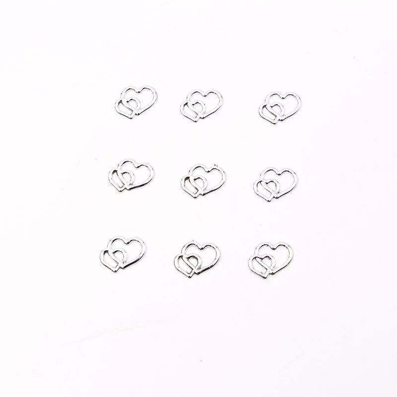 24PCS Silver Gold Cross Double Heart Double Circle Dove Fish Favors Especially for Wedding Engagement Party Decoration DIY