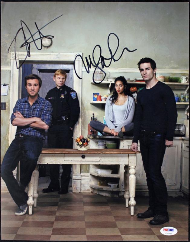 Sam Huntington & Meaghan Rath Being Human Signed 11X14 Photo Poster painting PSA/DNA #T50720