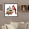 Diamond Painting-DIY Full Round Drill Cardinal on a Branch(40*40cm)