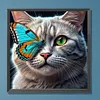 Diamond Painting -DIY Round Drill Cat