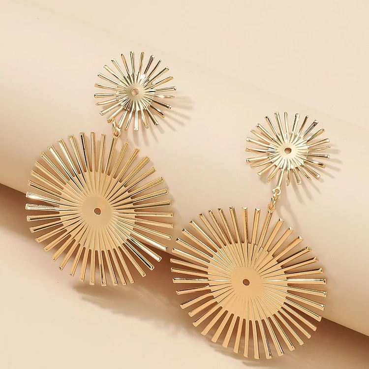 Irregular Sunflower Earrings