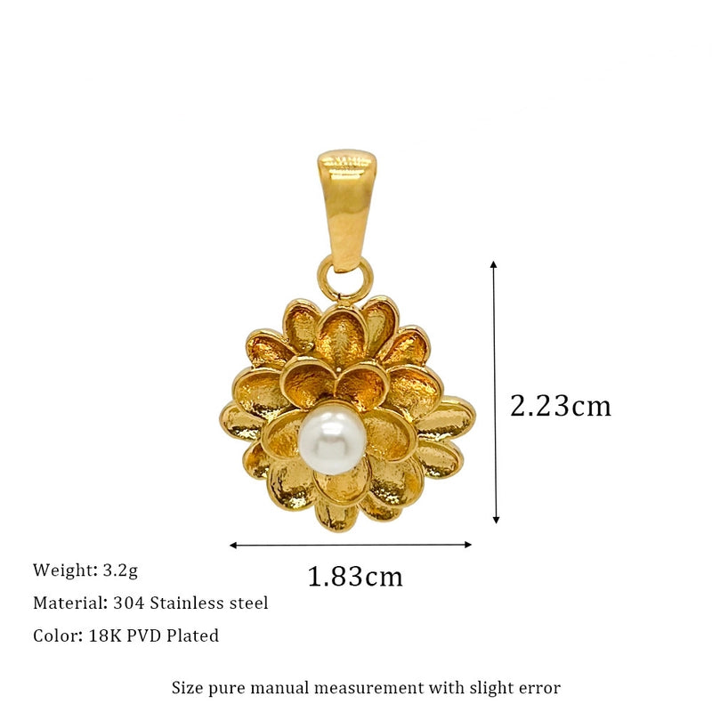 1 Piece 304 Stainless Steel Geometric Pendant Jewelry Accessories