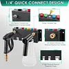 Foam Cannon Holder Wall Mounted Pressure Washer Tip Holder 7 Holes Storage Rack