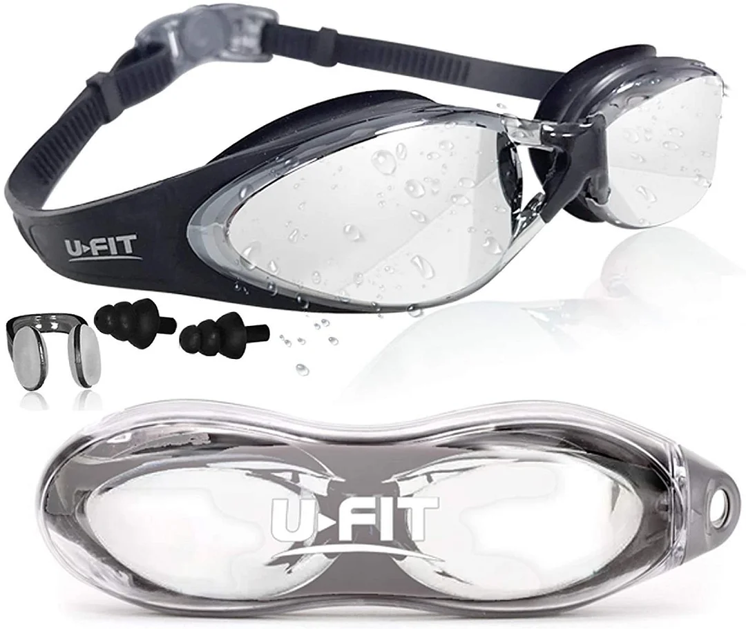 Swim Goggles | Swimming Goggles For Men Women Adults - Best Non Leaking Anti-Fog UV Protection Clear Vision