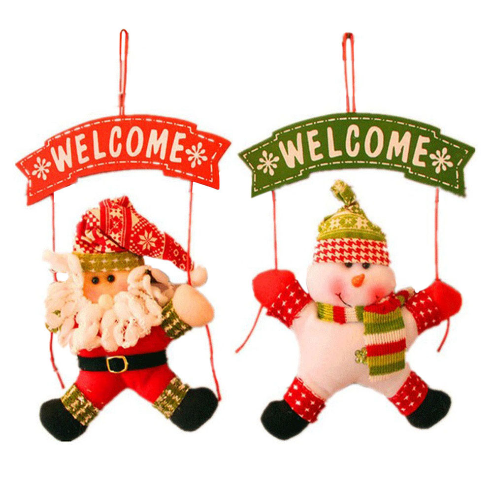 

Door Hanging Christmas Tree Home Doll Closet Door Window Hanging Ornaments, Snowman, 501 Original