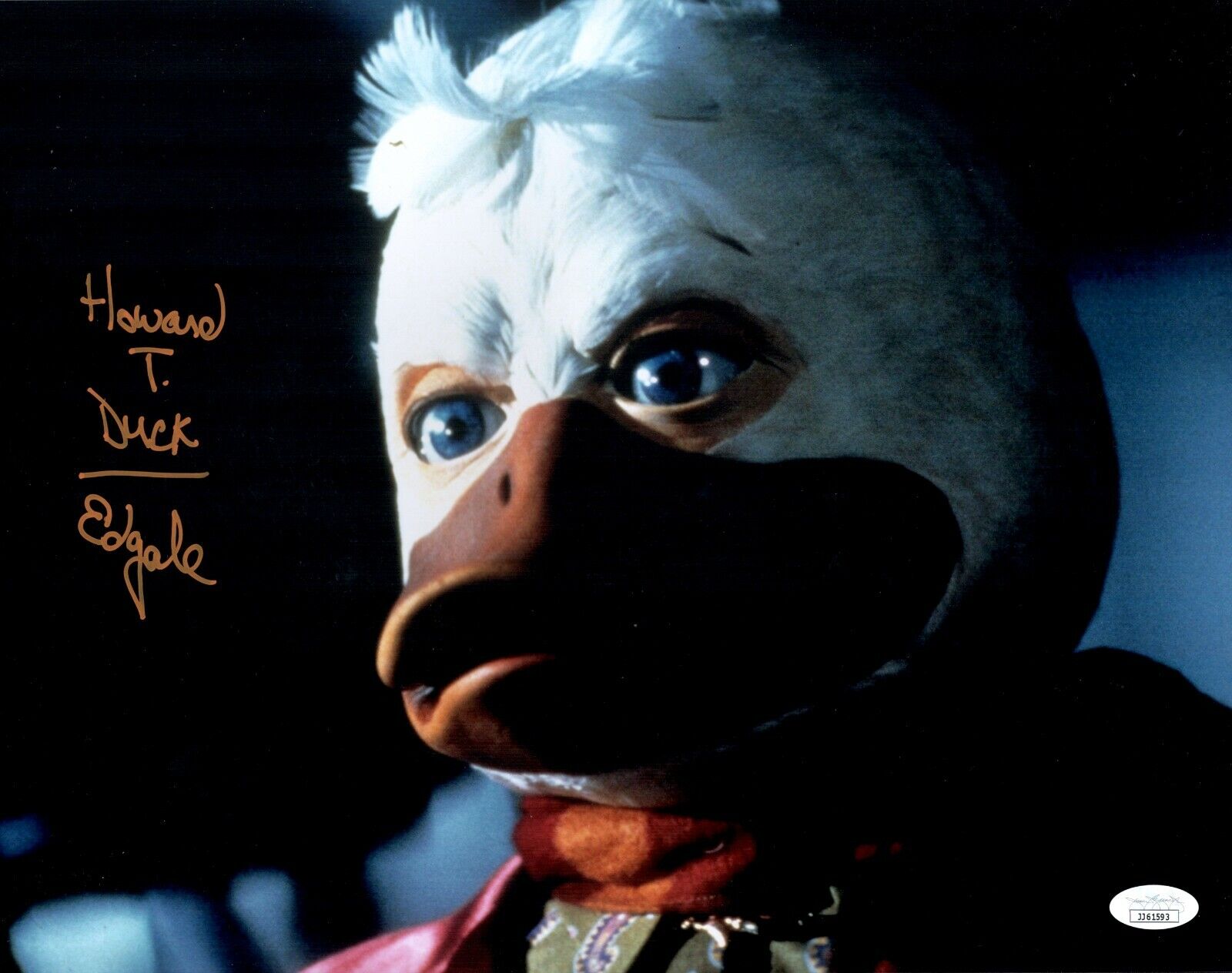 ED GALE Howard The Duck Signed 11x14 Photo Poster painting In Person Autograph JSA COA Cert