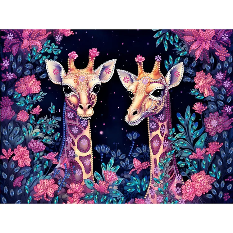 Giraffe - Special Shaped Drill Diamond Painting - 40*30CM(Canvas)