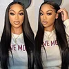 Lace Closure Wigs Glueless Straight Human Hair
