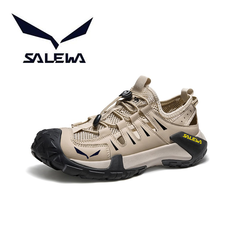 Buty sportowe Salewa® do uprawiania sportów na świeżym powietrzu są antypoślizgowe i odporne na przebicia, a także można je szybko zamoczyć i wysuszyć