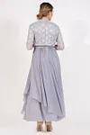 Plus Size Mother of The Bride Jacket Maxi Dress