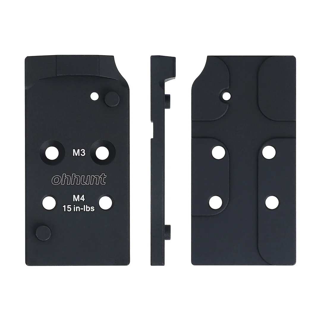 ohhunt&reg; CZ SHADOW 2 OR optic Adapter Plate for Delta Point Pro/EFLX/Defender XL/ST CNC 7075-T6