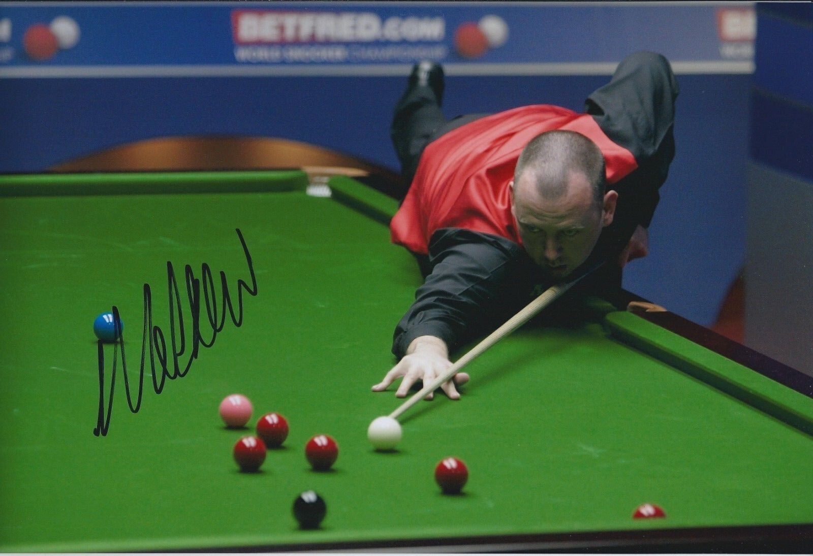 Mark WILLIAMS SIGNED 12x8 Photo Poster painting Autograph COA AFTAL 2013 Rotterdam Open Winner