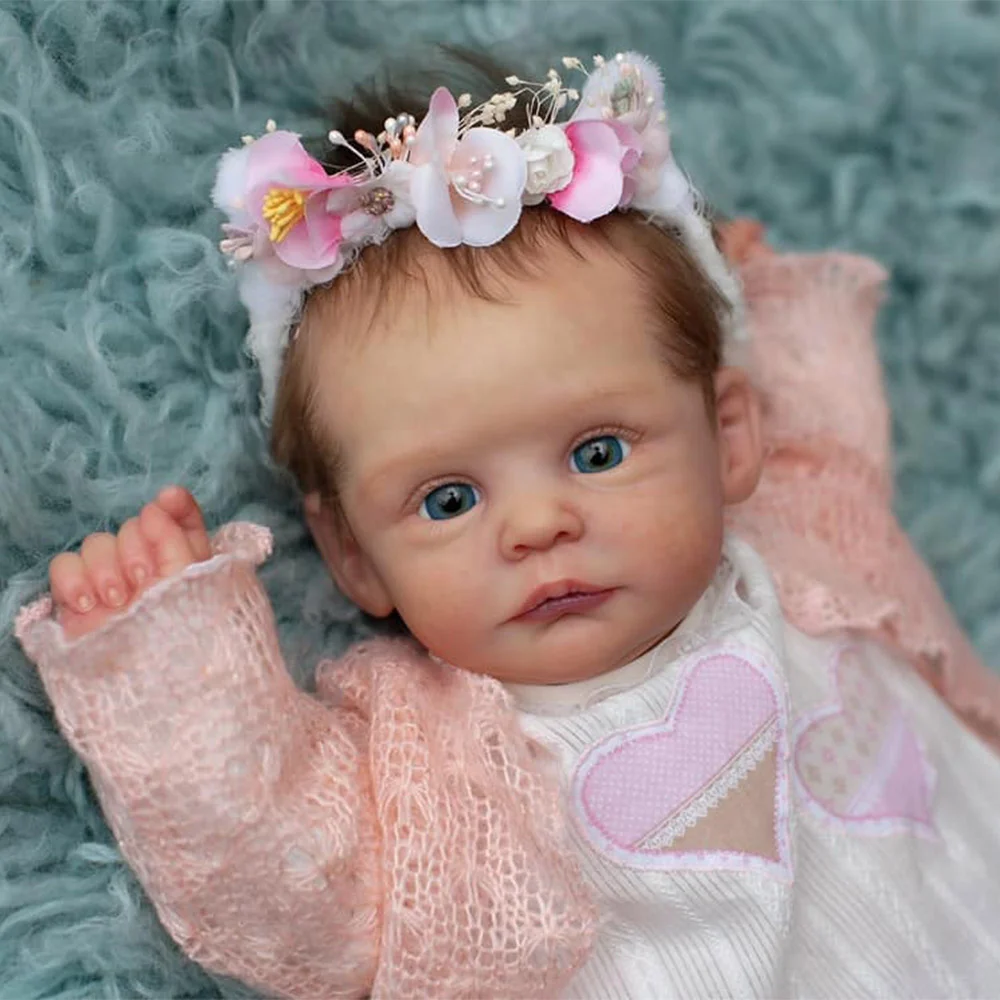 20'' Look Real Baby Doll Girl Named Qency with Bottle and Pacifier Real Newborn Dolls Best Gifts Ideas