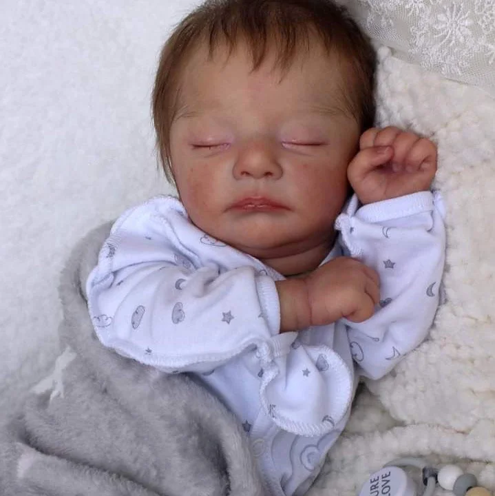 Reborn Baby Doll Boy 17" Cute Lifelike Handmade Sleeping Newborn Baby Doll Gary -Creativegiftss® - [product_tag] RSAJ-Creativegiftss®