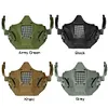 Airsoft Mask 700FPS Impact Resistance Safety Mask Detachable for Training(Black)