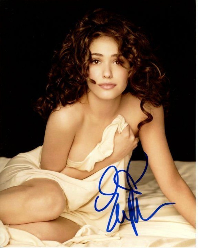 Emmy rossum signed autographed Photo Poster painting