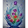 (US Local)Tulip-11CT Stamped Cross Stitch Kit(40x50cm)
