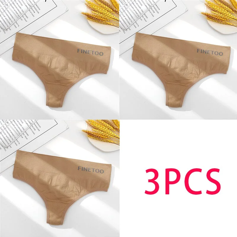 High Waist Panties Women Underwear Bodyshaper Panties Female Underpants Sexy Lingerie G-string Pantys Solid Color PlusSize M-2XL