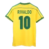 Vintage Soccer Jersey RIVALDO #10 Brazil Home 1998