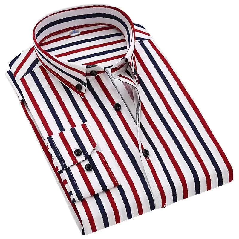 Men's Business Striped Shirt