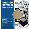 uk.everydayedeals DIY Pearl Painting With Frame - Handmade Self-Adhesive Pearls - Christmas Tree(25*25cm)