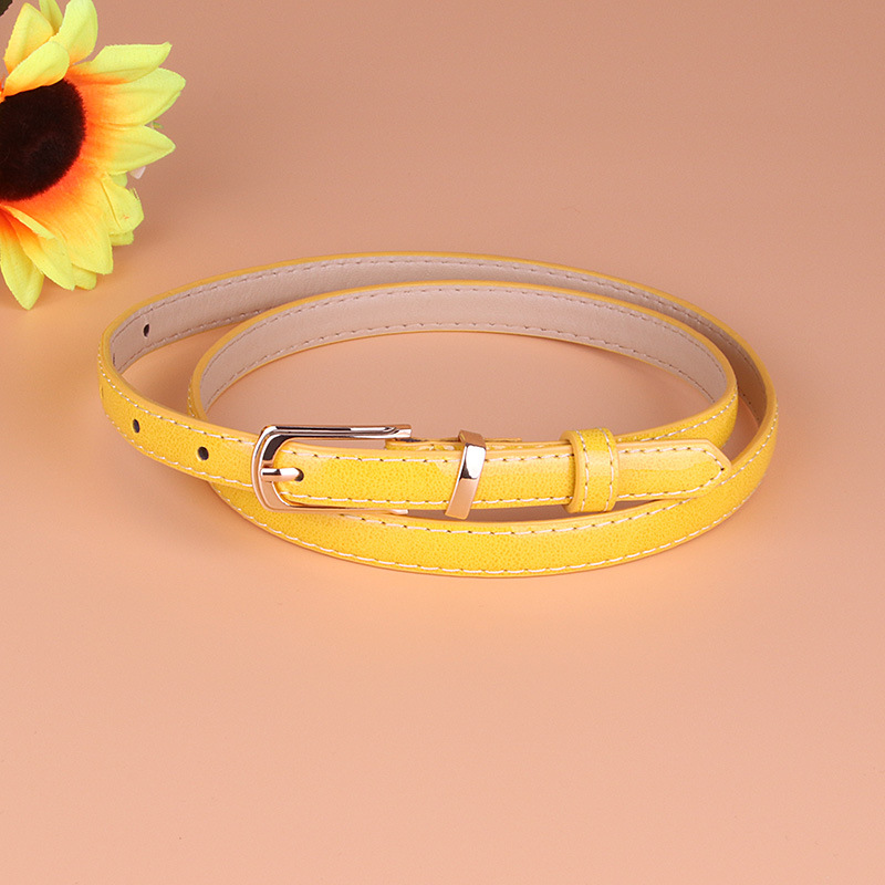 Candy-colored Women's Pin Buckle Belt