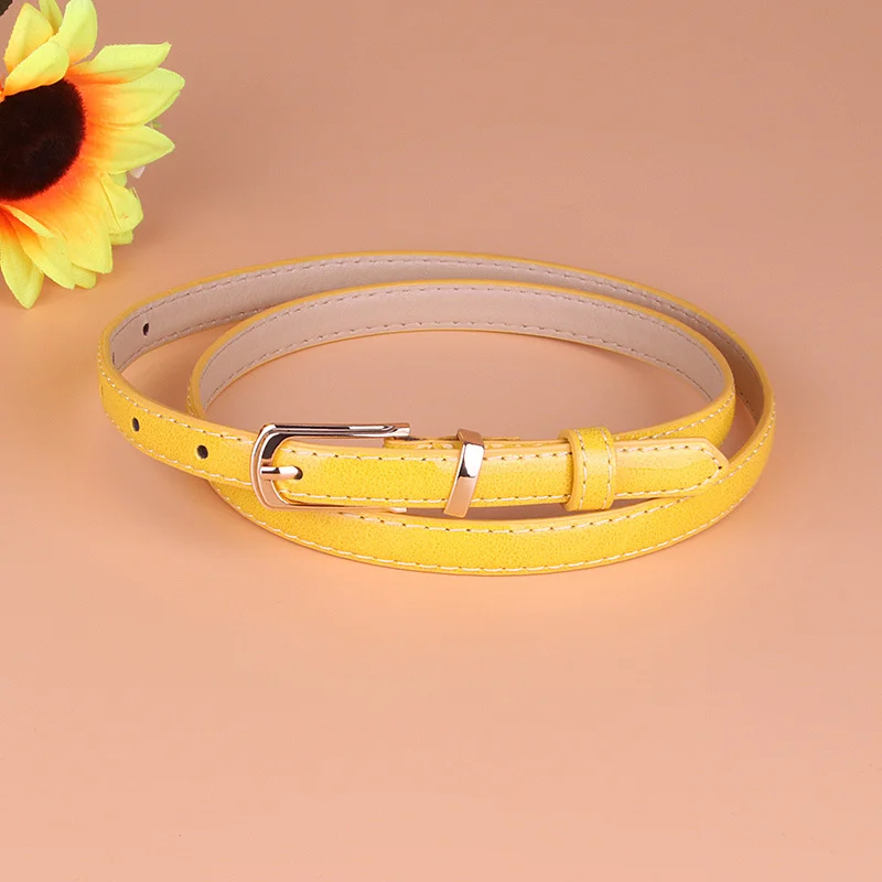Candy-colored Women's Pin Buckle Belt
