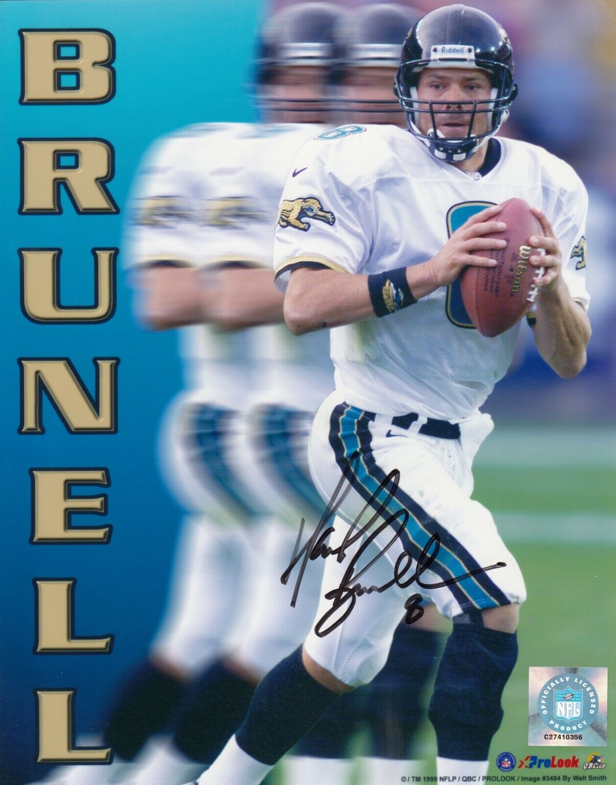 Mark Brunell #0 8x10 Signed Photo Poster painting w/ COA Jacksonville Jaguars 031719